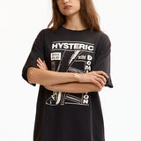 The HYS DOMINATRIX BOOT OVERSIZED T-SHIRT BLACK available online with global shipping, and in PAM Stores Melbourne and Sydney.