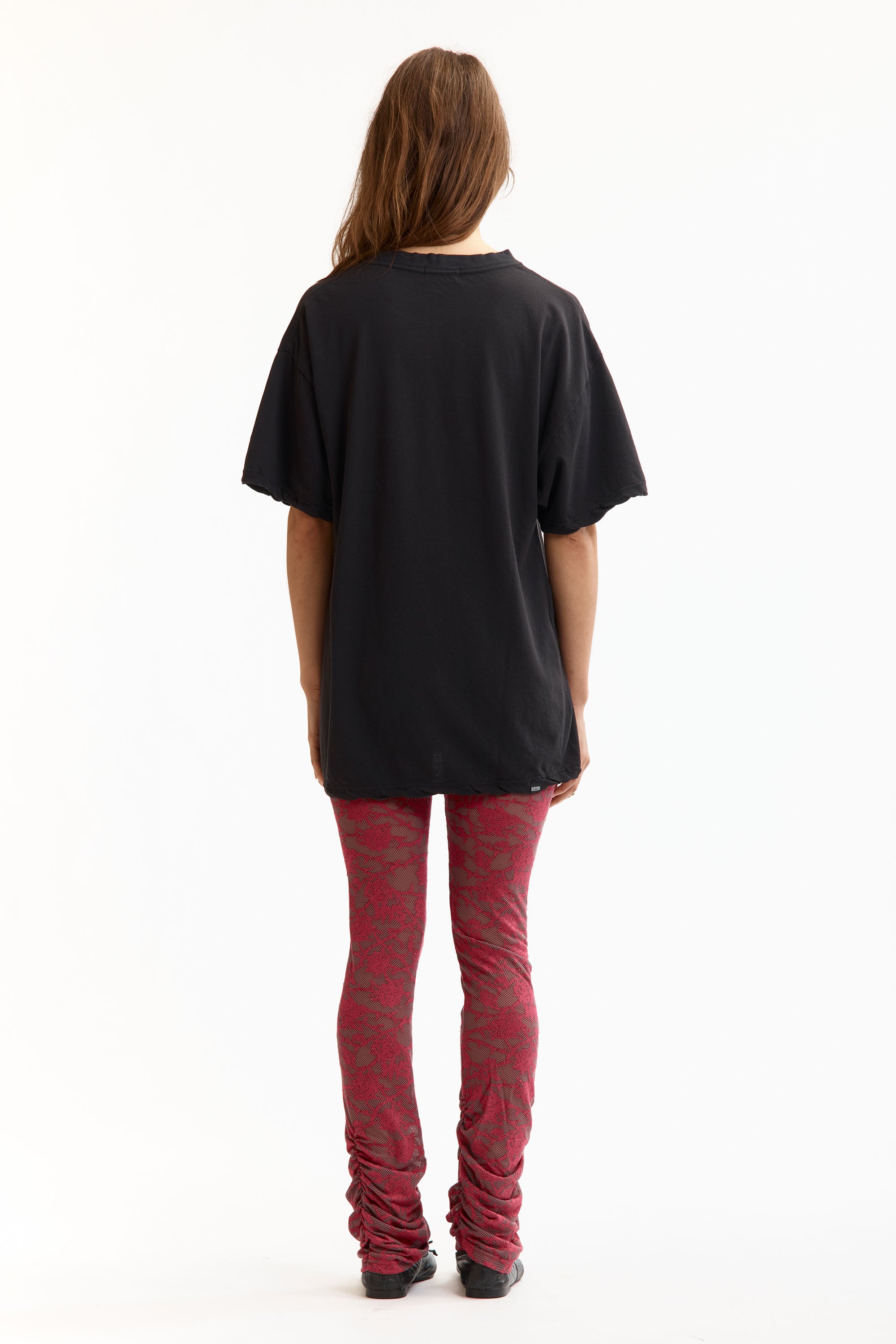 The HYS DOMINATRIX BOOT OVERSIZED T-SHIRT BLACK available online with global shipping, and in PAM Stores Melbourne and Sydney.