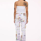 The HEAVEN - DON'T THINK FLARED STAR JEANS  available online with global shipping, and in PAM Stores Melbourne and Sydney.