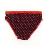 The MINNIE UNDERWEAR RED BLACK DOT available online with global shipping, and in PAM Stores Melbourne and Sydney.