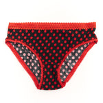 The MINNIE UNDERWEAR RED BLACK DOT available online with global shipping, and in PAM Stores Melbourne and Sydney.