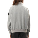 The DOUBLE HENLEY SWEATSHIRT GREY available online with global shipping, and in PAM Stores Melbourne and Sydney.