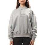 The DOUBLE HENLEY SWEATSHIRT GREY available online with global shipping, and in PAM Stores Melbourne and Sydney.