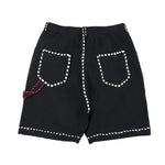 The SUMMER PG1 DOUBLE KNEE SHORTS BLACK available online with global shipping, and in PAM Stores Melbourne and Sydney.