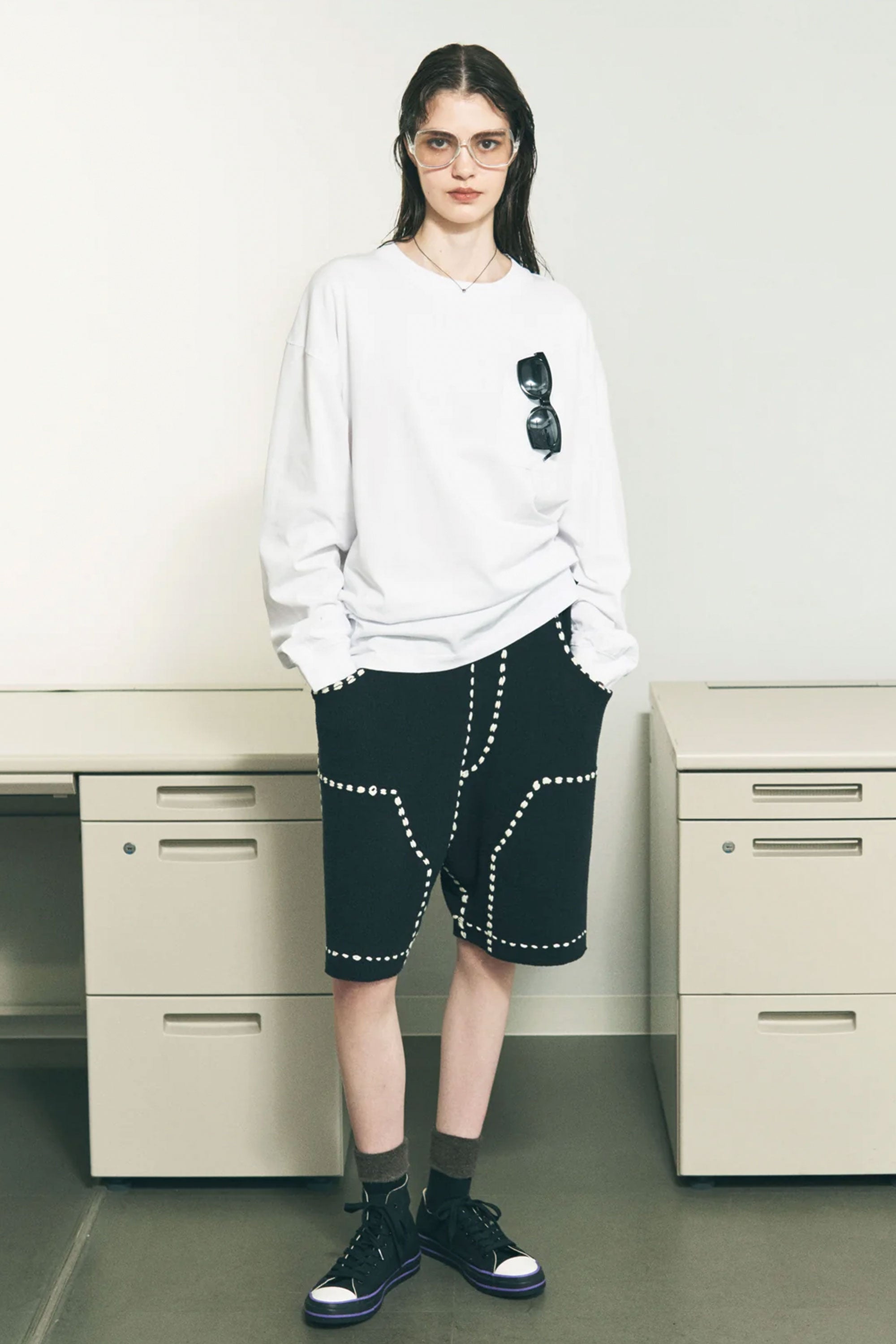 The SUMMER PG1 DOUBLE KNEE SHORTS BLACK available online with global shipping, and in PAM Stores Melbourne and Sydney.