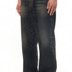The WASHED DENIM DP WIDE JEANS / PANTS BLACK available online with global shipping, and in PAM Stores Melbourne and Sydney.