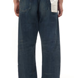 The WASHED DENIM DP WIDE JEANS / PANTS INDIGO available online with global shipping, and in PAM Stores Melbourne and Sydney.