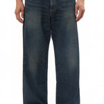 The WASHED DENIM DP WIDE JEANS / PANTS INDIGO available online with global shipping, and in PAM Stores Melbourne and Sydney.