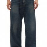 The WASHED DENIM DP WIDE JEANS / PANTS INDIGO available online with global shipping, and in PAM Stores Melbourne and Sydney.