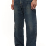 The WASHED DENIM DP WIDE JEANS / PANTS INDIGO available online with global shipping, and in PAM Stores Melbourne and Sydney.