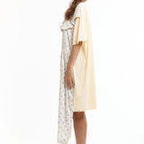The T-SHIRT GOWN CREAM & FLORAL available online with global shipping, and in PAM Stores Melbourne and Sydney.