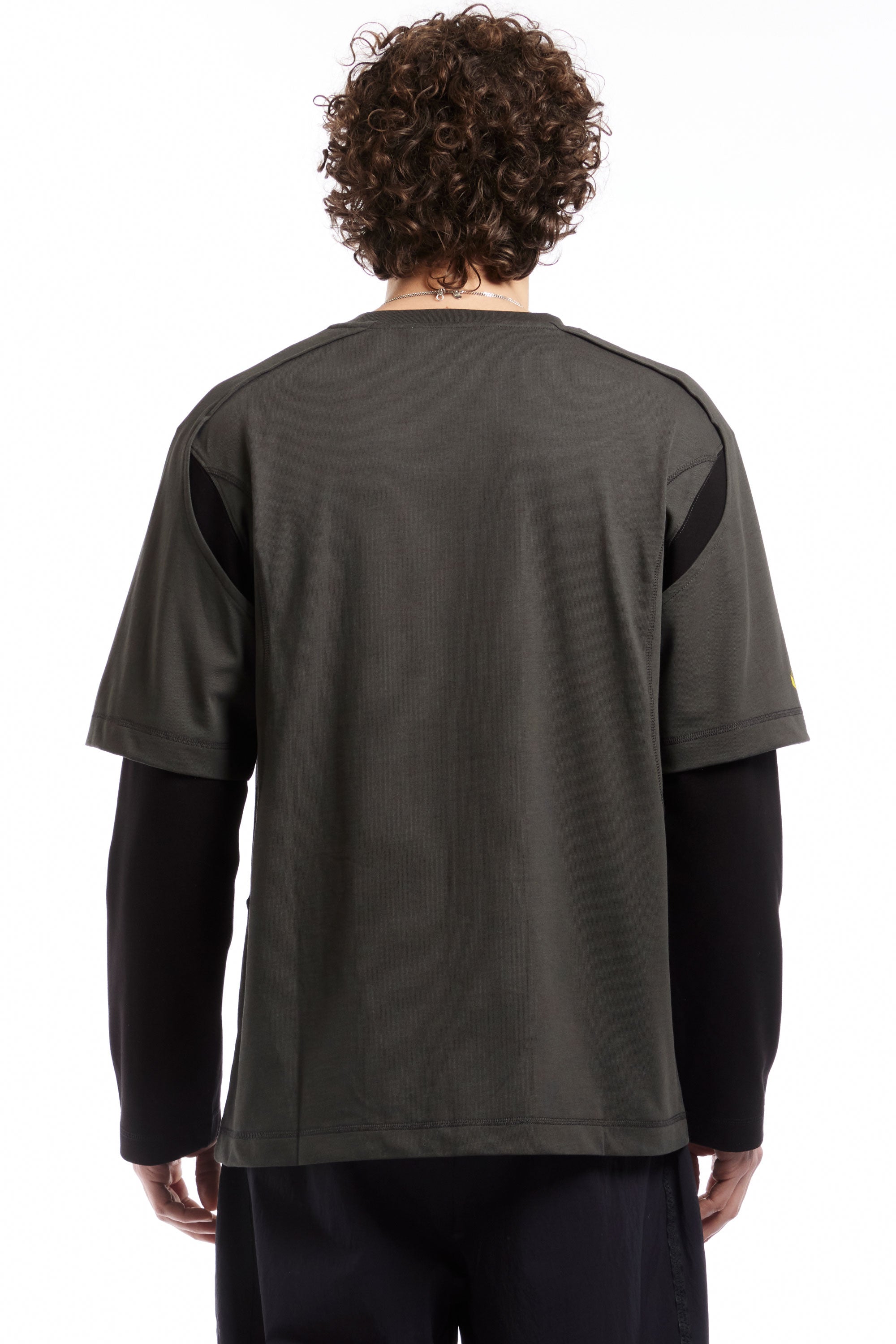 The AWMR DUAL SLEEVE L/S T-SHIRT BLACK  available online with global shipping, and in PAM Stores Melbourne and Sydney.