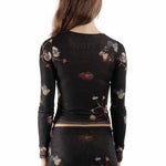 The ECKHAUS LATTA - DUET TOP BLACK PANSY available online with global shipping, and in PAM Stores Melbourne and Sydney.