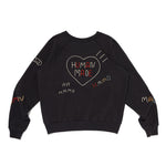 The EMBROIDERED SWEATSHIRT BLACK available online with global shipping, and in PAM Stores Melbourne and Sydney.