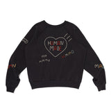 The EMBROIDERED SWEATSHIRT BLACK available online with global shipping, and in PAM Stores Melbourne and Sydney.