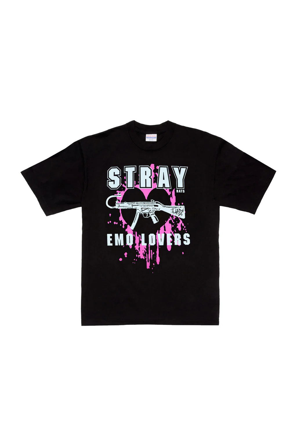 The Emo Lovers Tee Black available online with global shipping, and in PAM Stores Melbourne and Sydney.