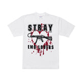 The Emo Lovers Tee White available online with global shipping, and in PAM Stores Melbourne and Sydney.