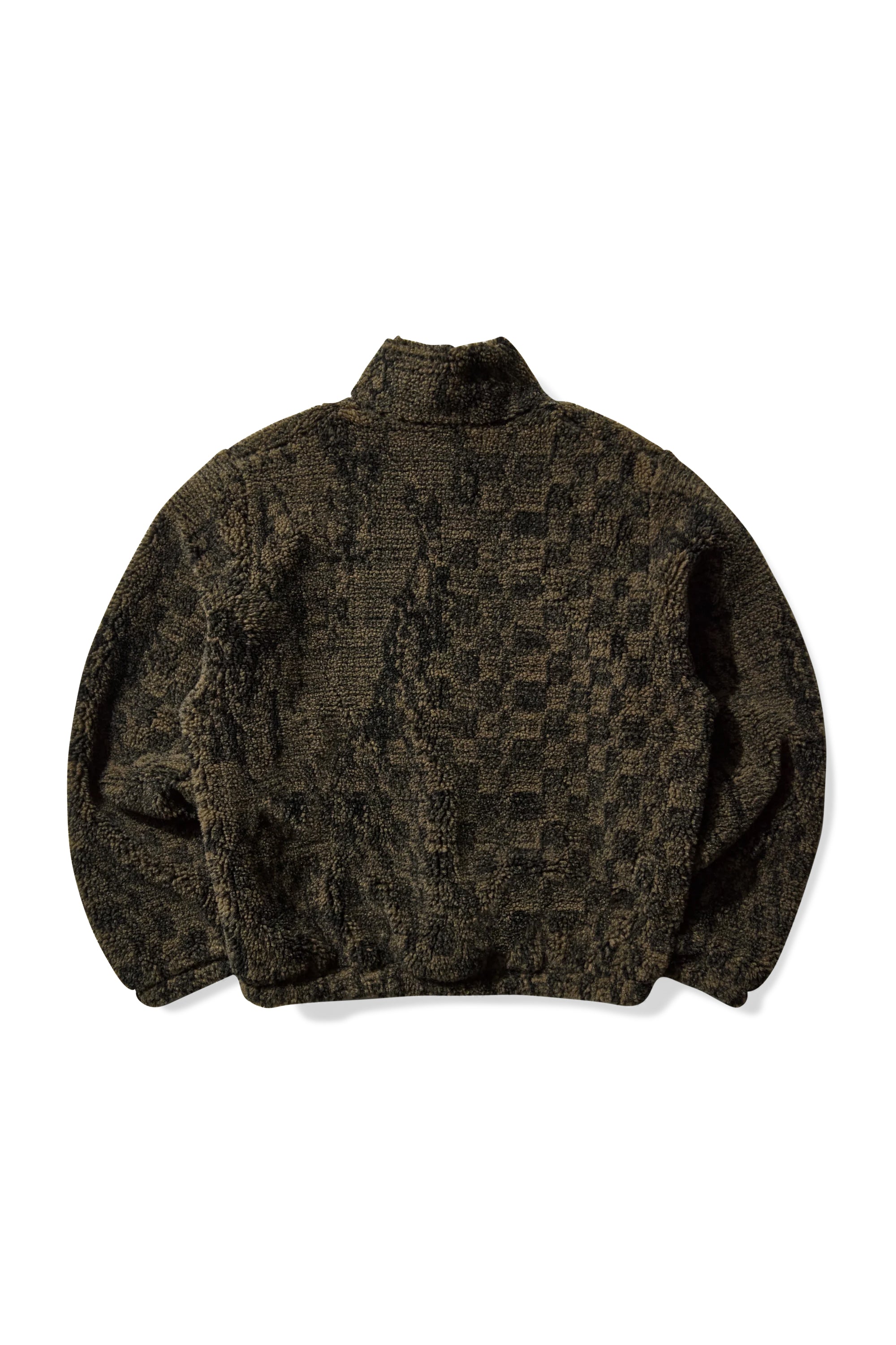 The Ewe Furry Jacket Olive available online with global shipping, and in PAM Stores Melbourne and Sydney.