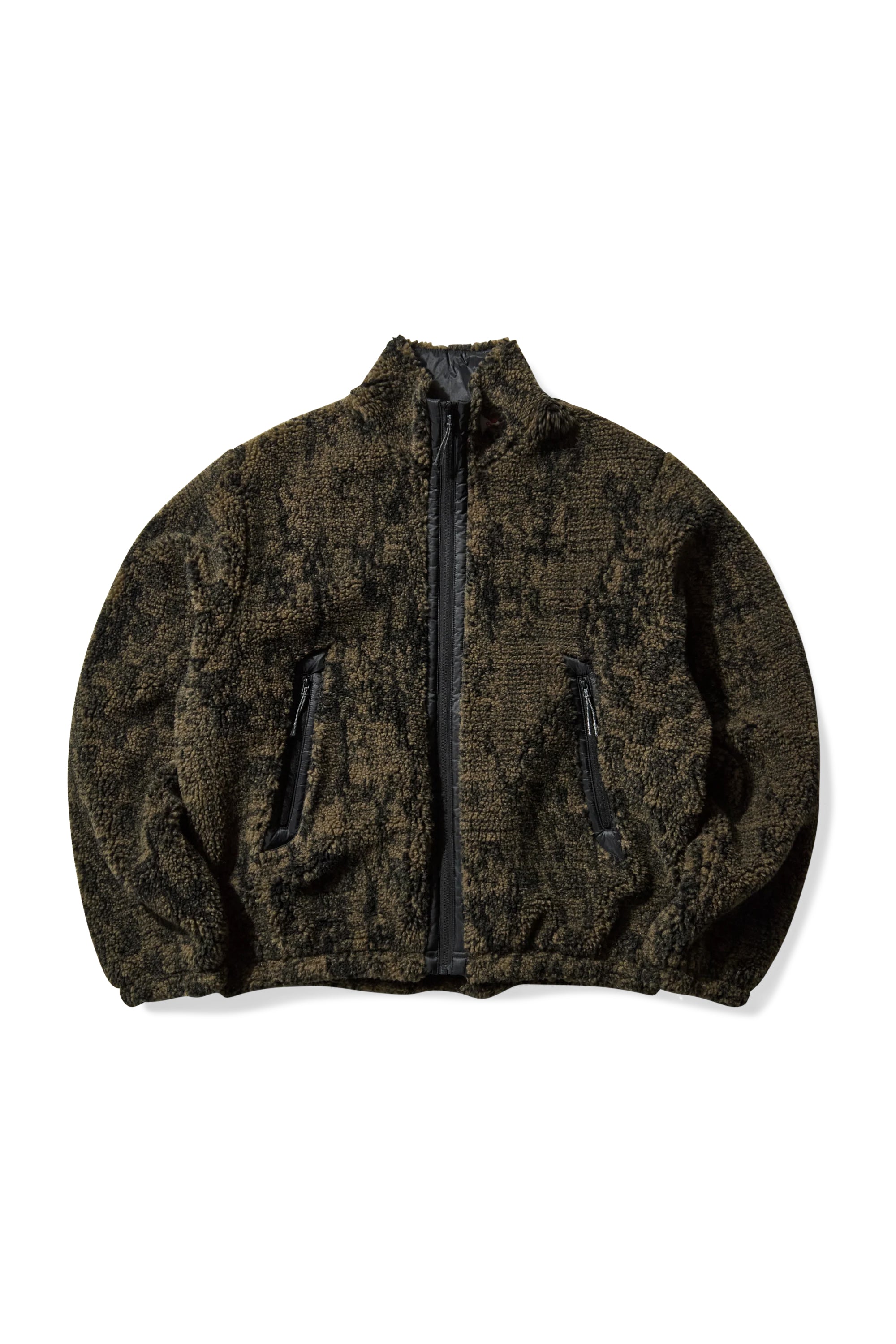 The Ewe Furry Jacket Olive available online with global shipping, and in PAM Stores Melbourne and Sydney.