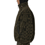 The Ewe Furry Jacket Olive available online with global shipping, and in PAM Stores Melbourne and Sydney.