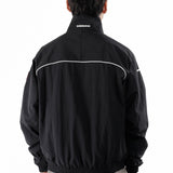 The Eyes Tracksuit Jacket Black available online with global shipping, and in PAM Stores Melbourne and Sydney.