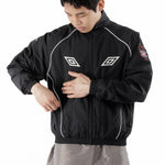 The Eyes Tracksuit Jacket Black available online with global shipping, and in PAM Stores Melbourne and Sydney.