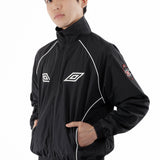 The Eyes Tracksuit Jacket Black available online with global shipping, and in PAM Stores Melbourne and Sydney.
