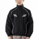 The Eyes Tracksuit Jacket Black available online with global shipping, and in PAM Stores Melbourne and Sydney.