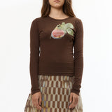 The FIG PATCH LONGSLEEVE TEE available online with global shipping, and in PAM Stores Melbourne and Sydney.