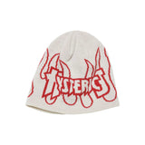 The FIRE HYSTERIC Beanie White available online with global shipping, and in PAM Stores Melbourne and Sydney.
