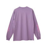 The FIRE BEAR GUITAR LS T-shirt Purple available online with global shipping, and in PAM Stores Melbourne and Sydney.