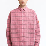The OVERDYE FK PATTERN SHIRT PINK available online with global shipping, and in PAM Stores Melbourne and Sydney.