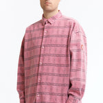 The OVERDYE FK PATTERN SHIRT PINK available online with global shipping, and in PAM Stores Melbourne and Sydney.