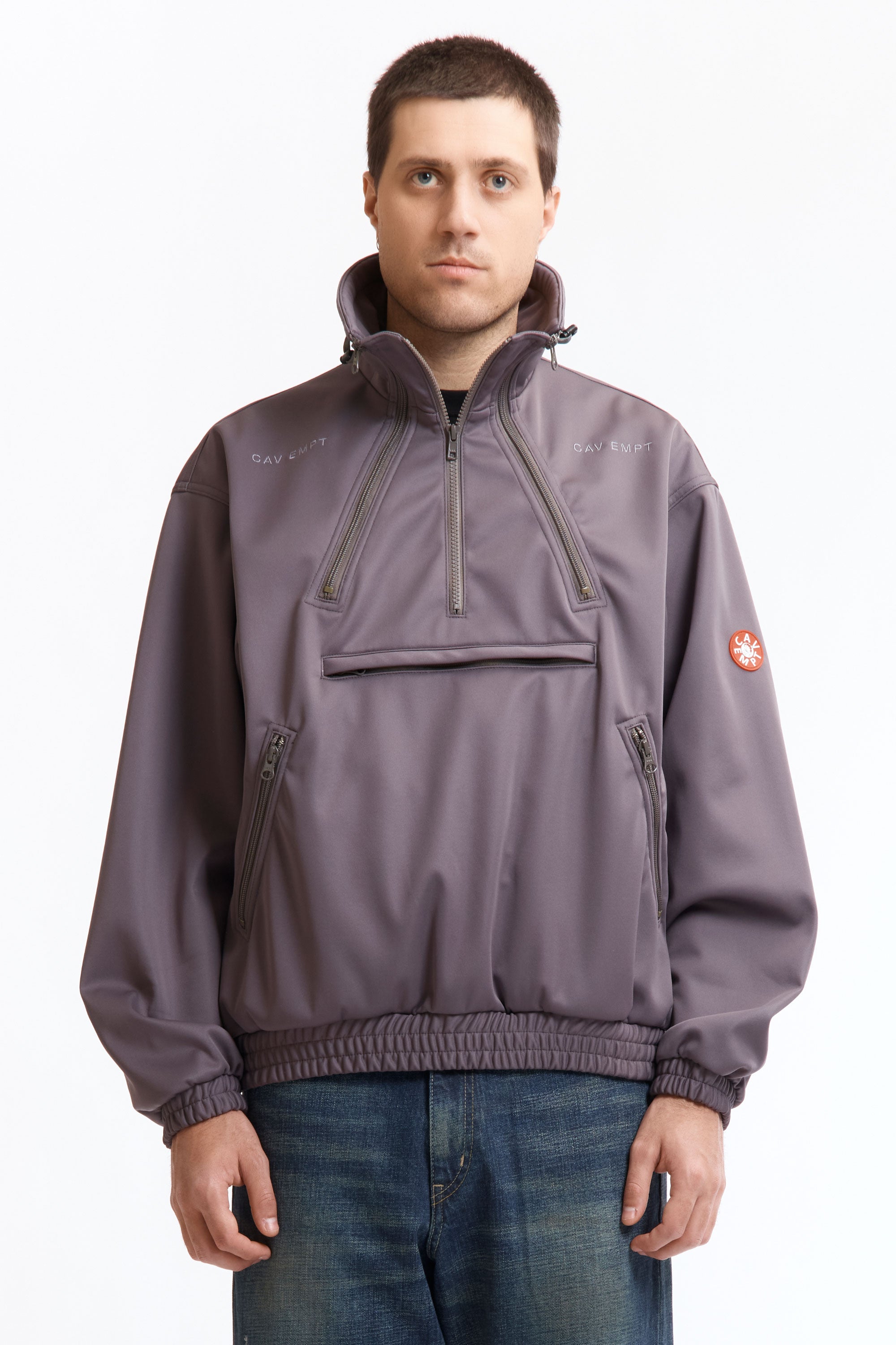 The FLEECE BACK HALF ZIP available online with global shipping, and in PAM Stores Melbourne and Sydney.