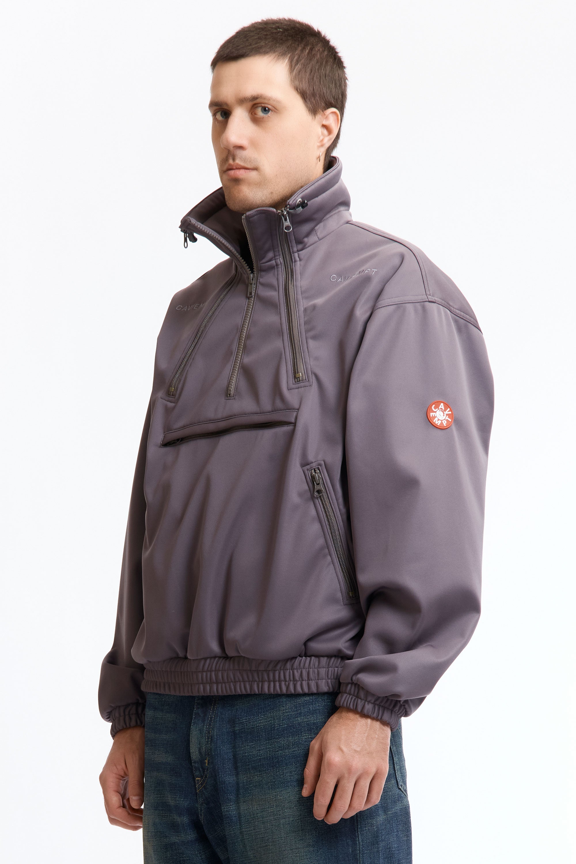The FLEECE BACK HALF ZIP available online with global shipping, and in PAM Stores Melbourne and Sydney.