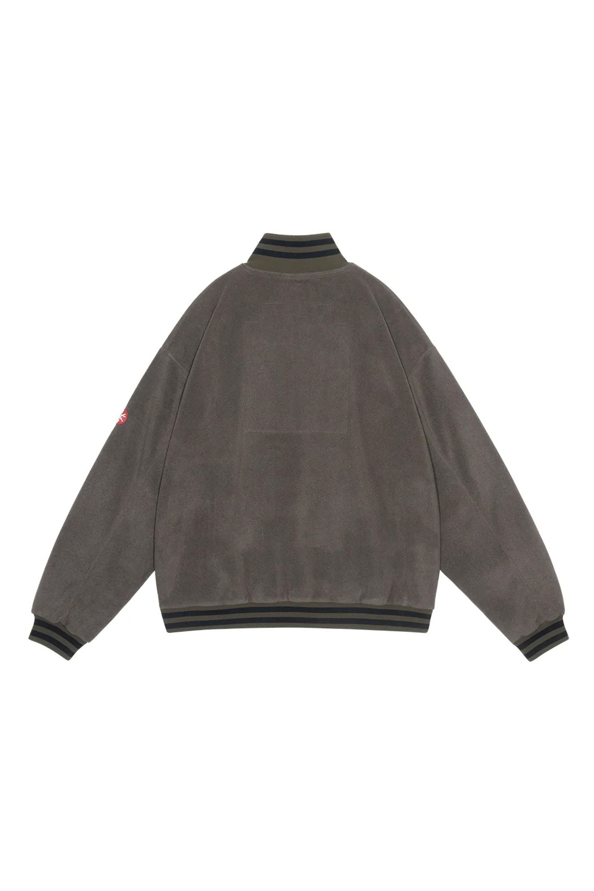 The FLEECE HALF ZIP UP KHAKI available online with global shipping, and in PAM Stores Melbourne and Sydney.