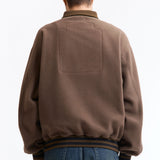 The FLEECE HALF ZIP UP KHAKI available online with global shipping, and in PAM Stores Melbourne and Sydney.