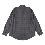 The FLOATING HEART SHIRT CHECK CHARCOAL available online with global shipping, and in PAM Stores Melbourne and Sydney.