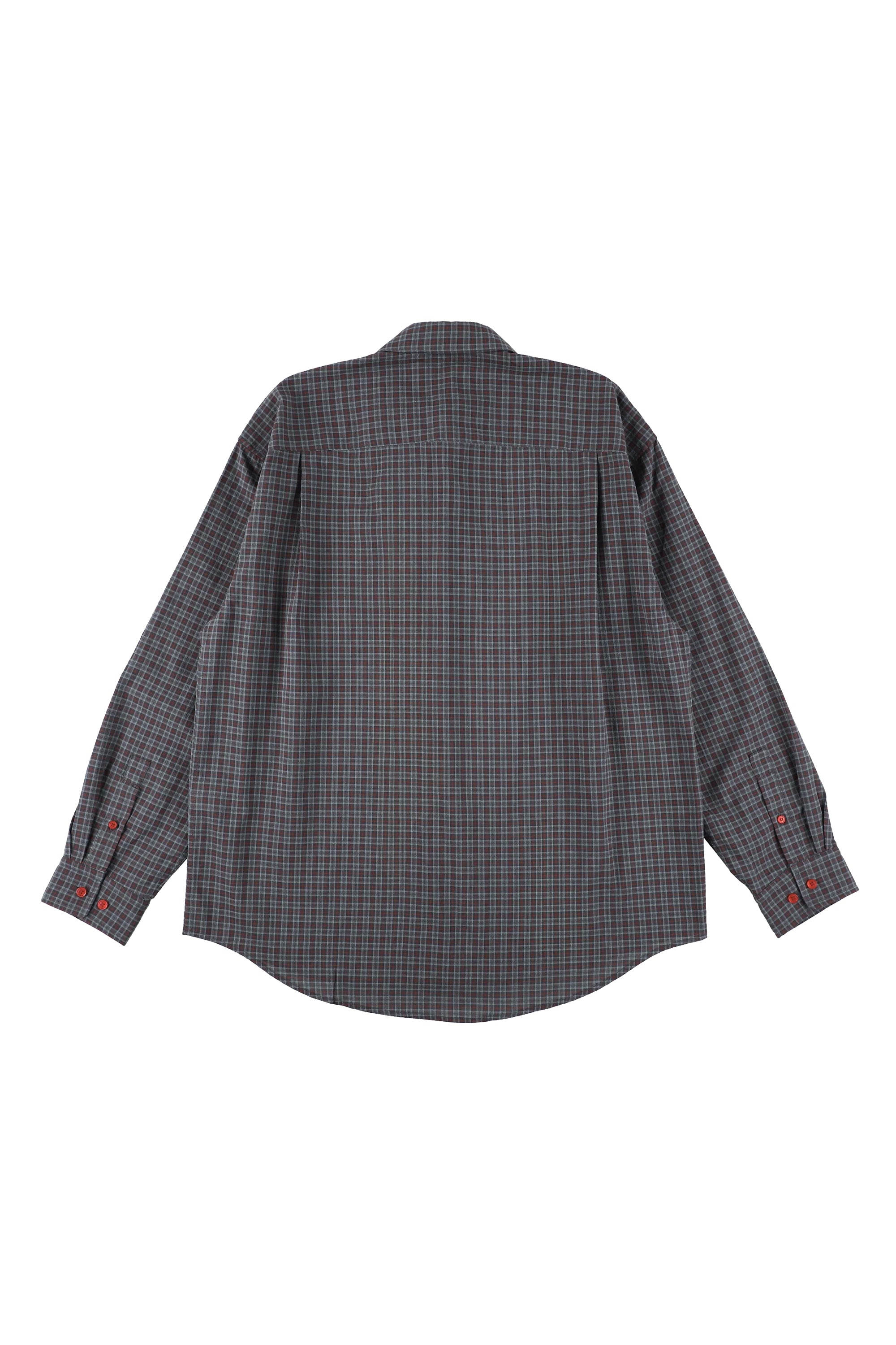 The FLOATING HEART SHIRT CHECK CHARCOAL available online with global shipping, and in PAM Stores Melbourne and Sydney.