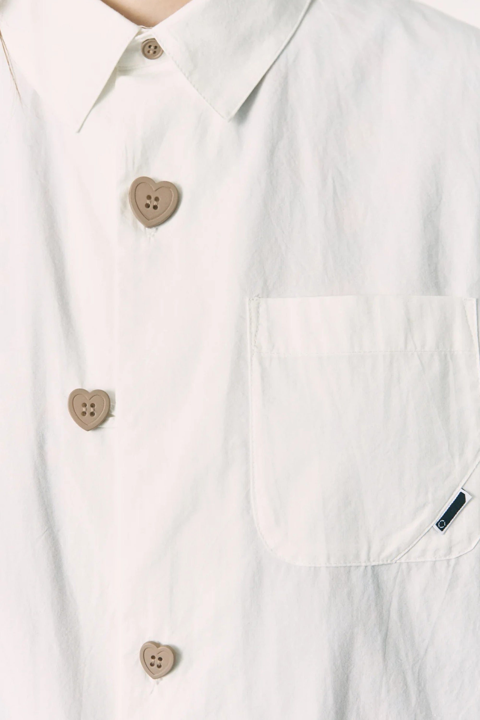 The FLOATING HEART SHIRT CHECK OFFWHITE available online with global shipping, and in PAM Stores Melbourne and Sydney.