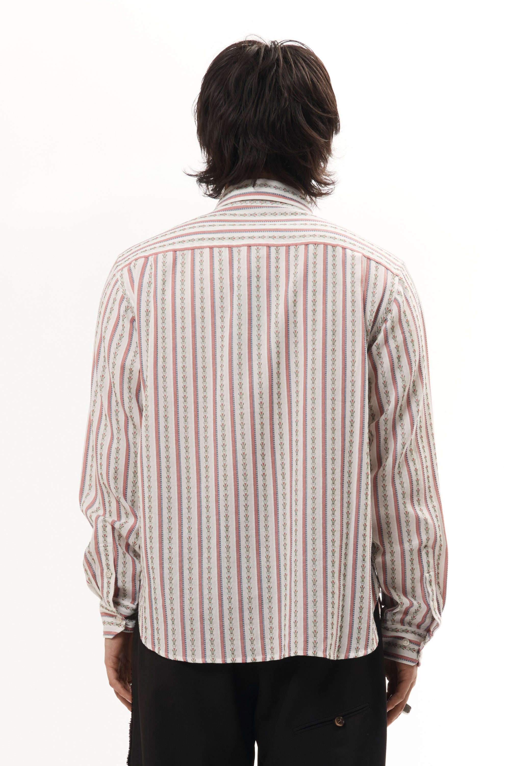 The Flower Striped Shirt Multicolour available online with global shipping, and in PAM Stores Melbourne and Sydney.