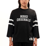 The FOOTBALL SHIRT LONGSLEEVE BLACK available online with global shipping, and in PAM Stores Melbourne and Sydney.