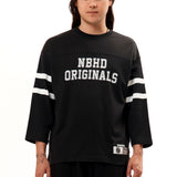 The FOOTBALL SHIRT LONGSLEEVE BLACK available online with global shipping, and in PAM Stores Melbourne and Sydney.