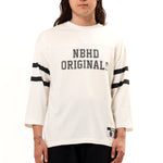 The FOOTBALL SHIRT LONGSLEEVE WHITE available online with global shipping, and in PAM Stores Melbourne and Sydney.