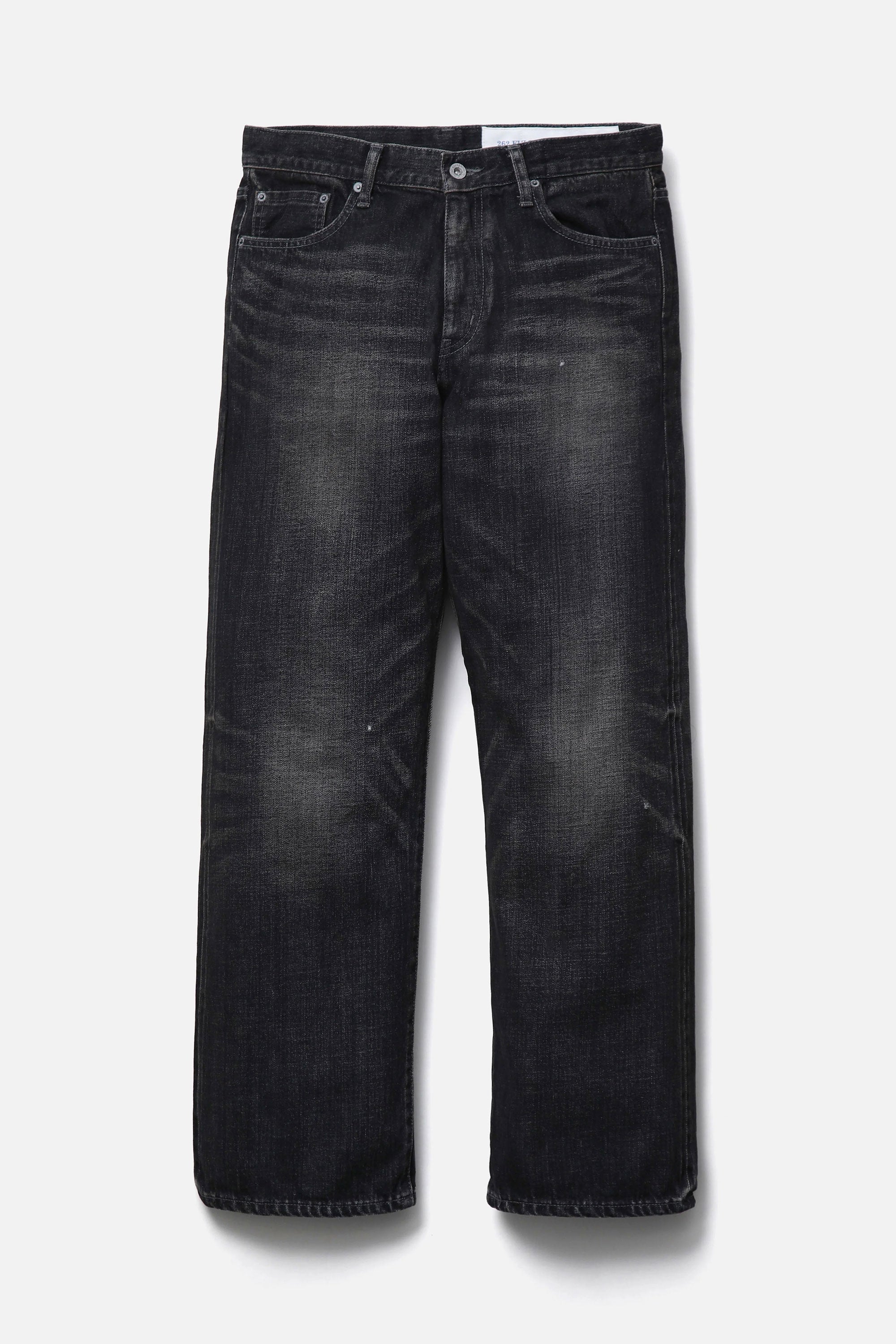 The WASHED DENIM FULL CUT PANTS BLACK available online with global shipping, and in PAM Stores Melbourne and Sydney.