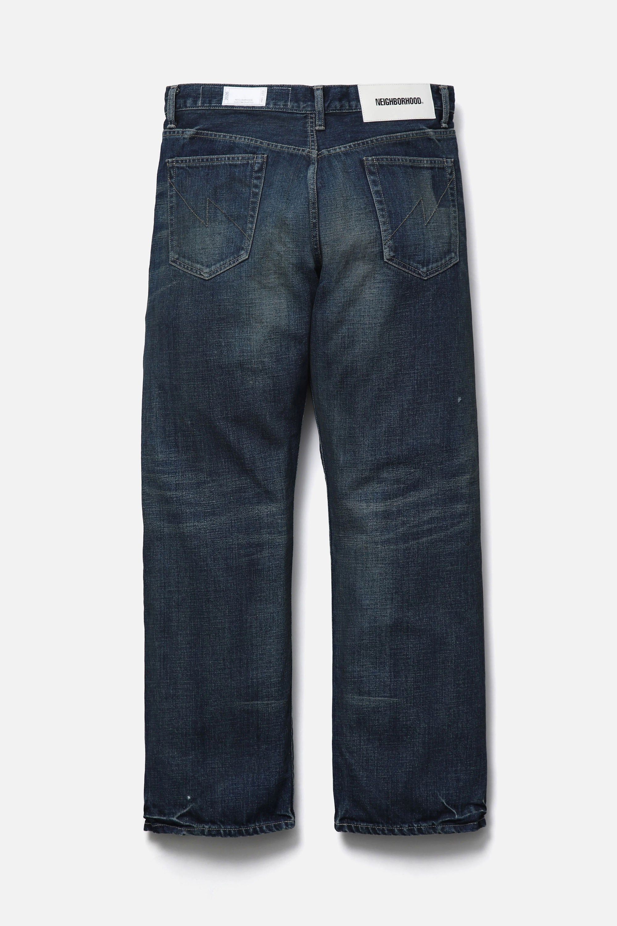 The WASHED DENIM FULL CUT PANTS INDIGO available online with global shipping, and in PAM Stores Melbourne and Sydney.