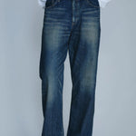 The WASHED DENIM FULL CUT PANTS INDIGO available online with global shipping, and in PAM Stores Melbourne and Sydney.