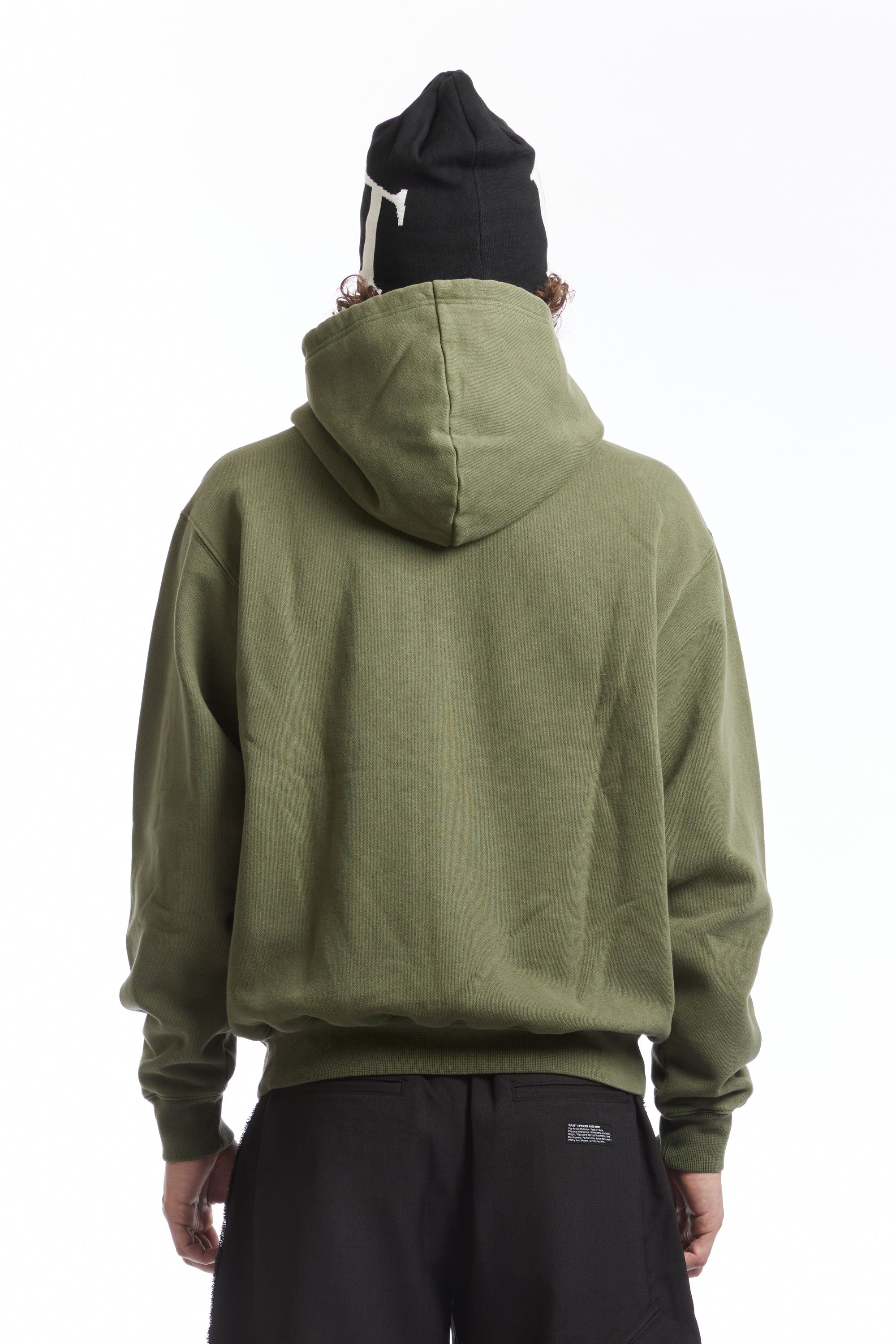 The Washed Script Logo Zip Hoodie Washed Olive available online with global shipping, and in PAM Stores Melbourne and Sydney.