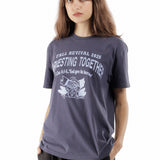 The Fall revival T-shirt Navy available online with global shipping, and in PAM Stores Melbourne and Sydney.