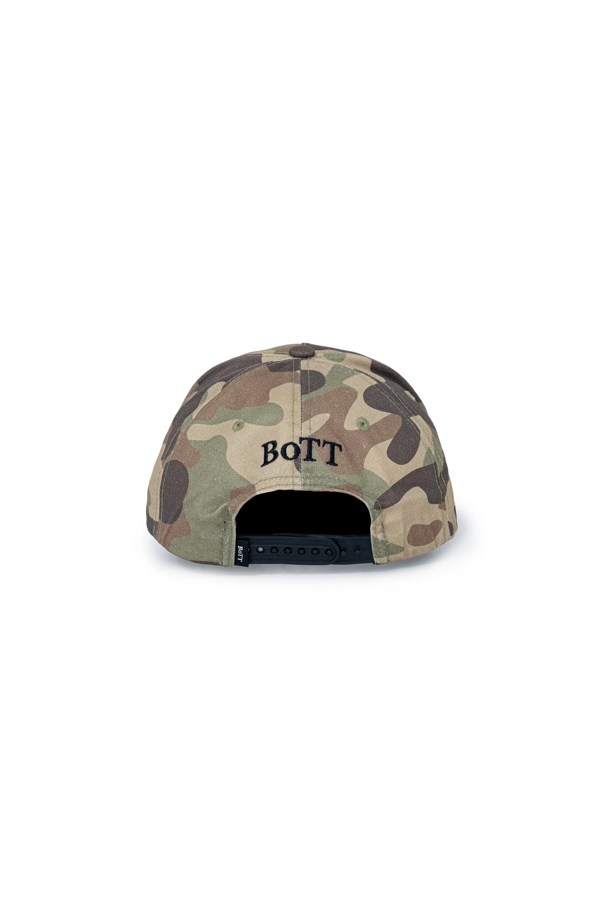 The Flail 5-Panel Cap Camo available online with global shipping, and in PAM Stores Melbourne and Sydney.